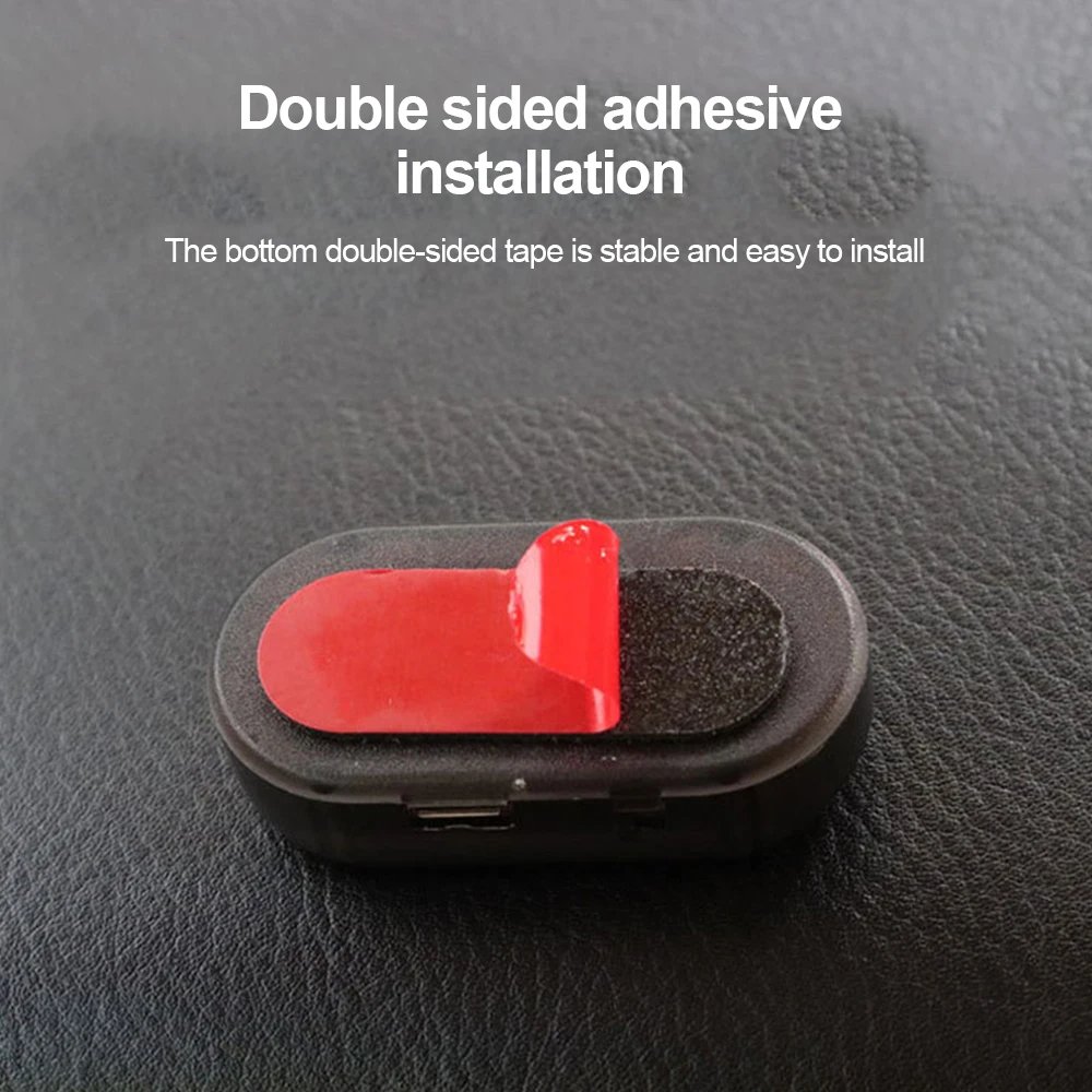 Universal Car LED Flash Warning Light Solar Powered Strobe Alarm Lamp with Anti-Theft Feature ABS Material Caution Sign