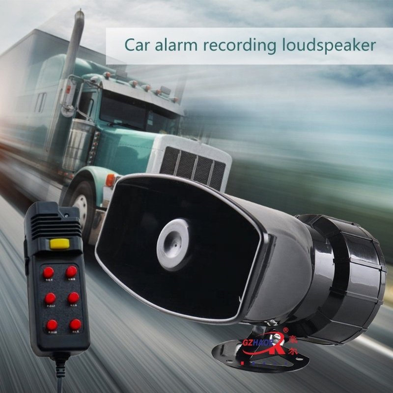 100W Universal Car Electronic Warning Siren Horn Alarm Firemen Ambulance Alarm Horn