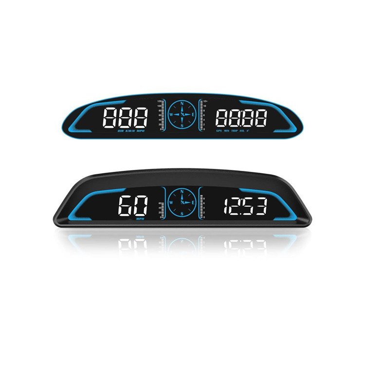 Professional Direct Factory Head up Display Speedometer Hud Speed Display Gps With Over Speed Alarm for All Car