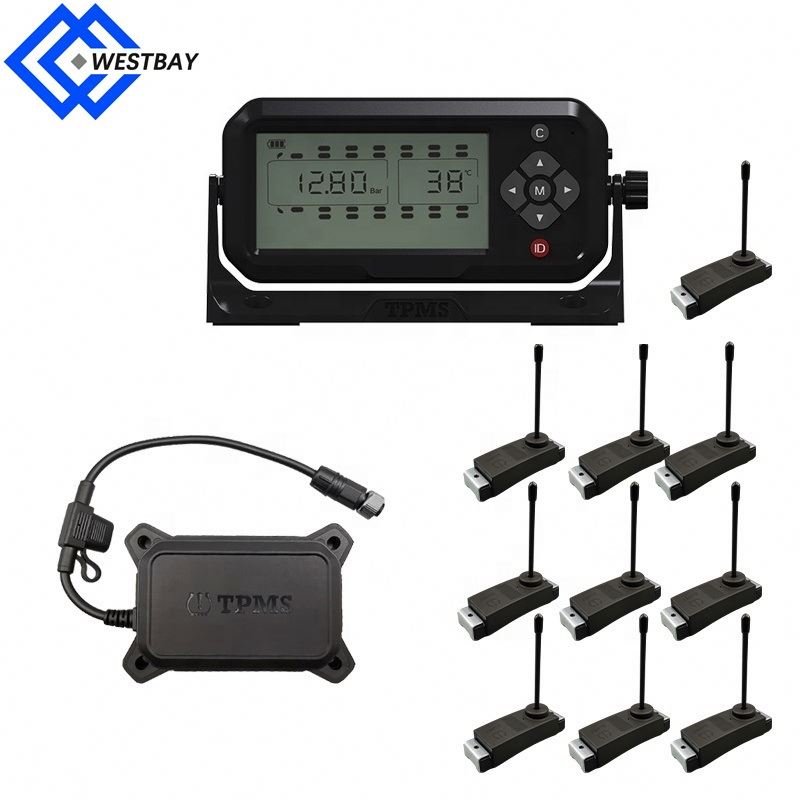 Westbay Wireless Tire Pressure Monitoring System Sensor Low Power Alarm Vehicle Safety TPMS Alarm