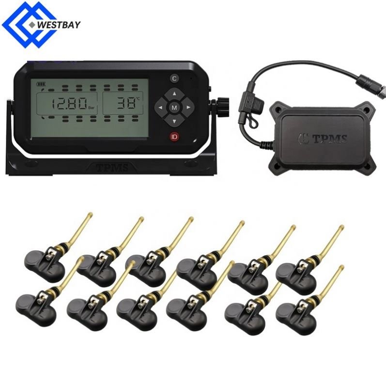Westbay Wireless Tire Pressure Monitoring System Sensor Low Power Alarm Vehicle Safety TPMS Alarm