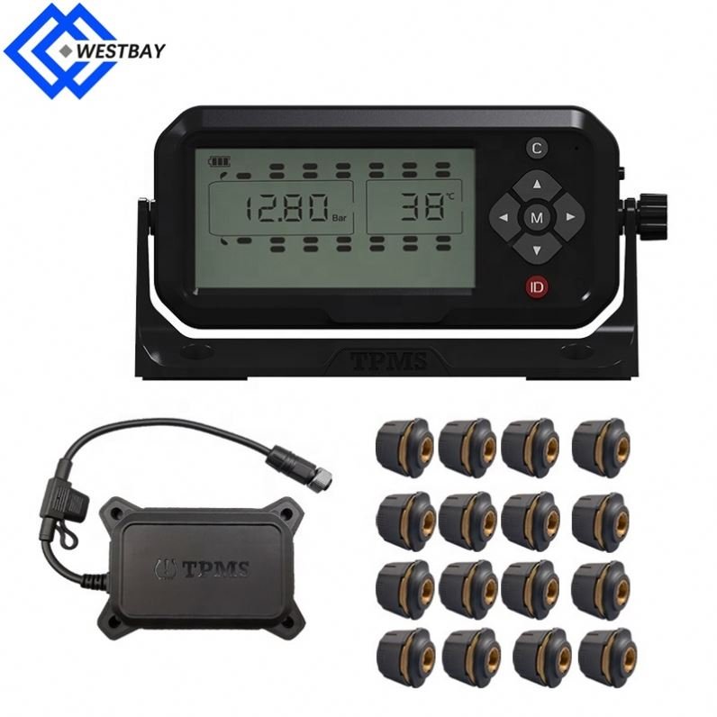 Westbay Wireless Tire Pressure Monitoring System Sensor Low Power Alarm Vehicle Safety TPMS Alarm
