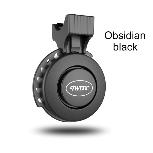 Rechargeable Electronic Bicycle Bell TWOOC T-002 MTB Bicycle Horn Waterproof USB Charging 1 & 4 Sound Modes Electric Bike Ring 4