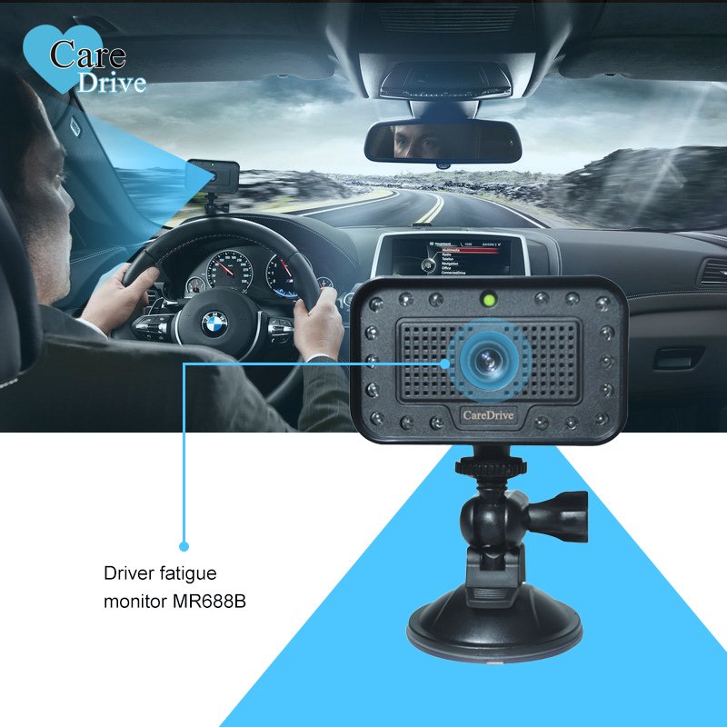 CareDrive MR688B Safety Driver Fatigue Alarm Monitor Devices Fatigue Monitoring Camera Warning System