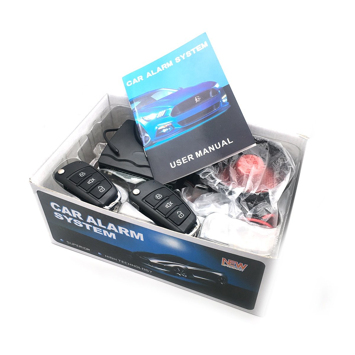 Wholesale Toyota Ford Keyless Entry Car Alarm Security System Remote Starter Siren Central Door Lock Burglar Alarm Remote