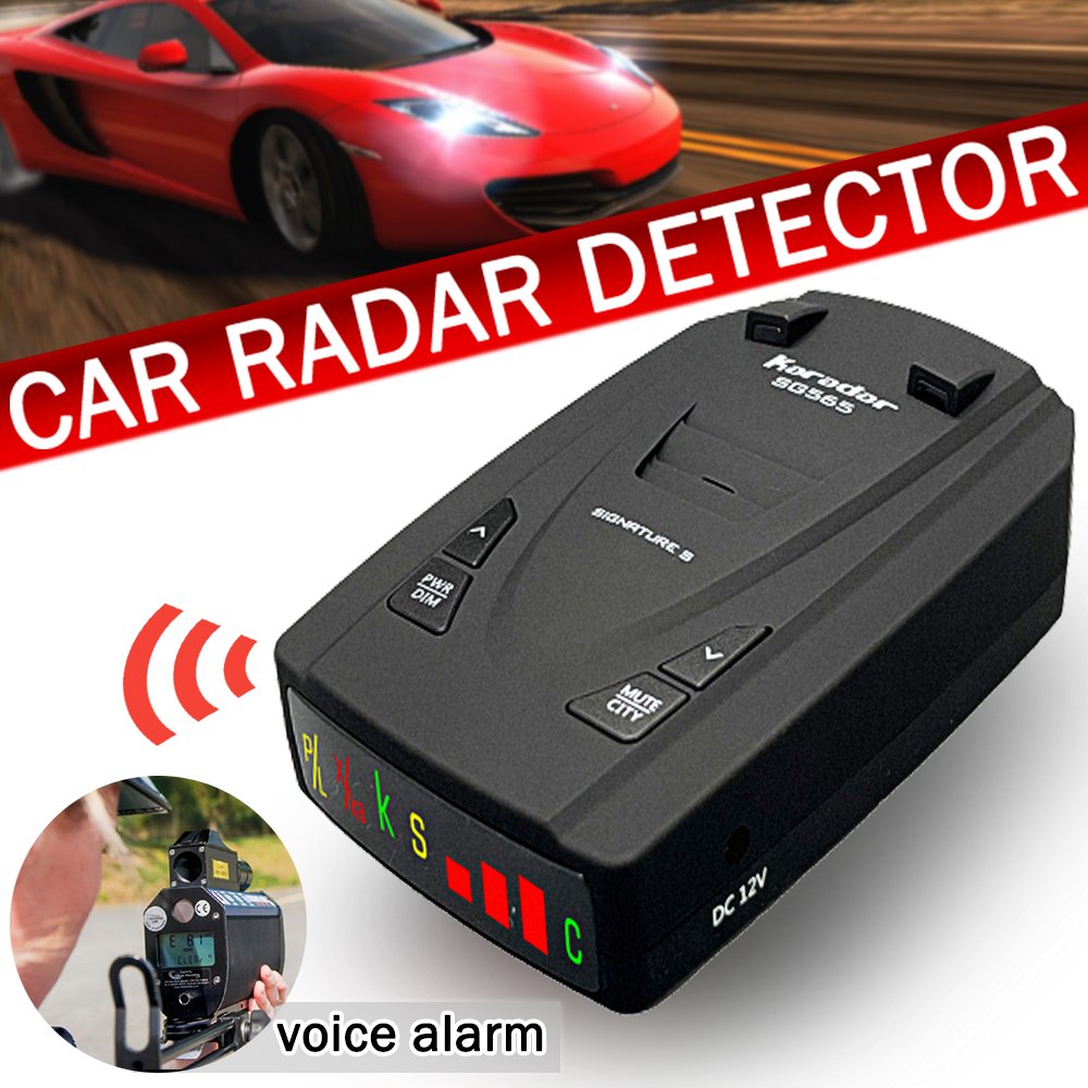 Car Radar Detector Signature Antiradar Detector English Menu Anti Speed Alarm for EU, USA, Korea, Asia Karadar SG565 Antiradar