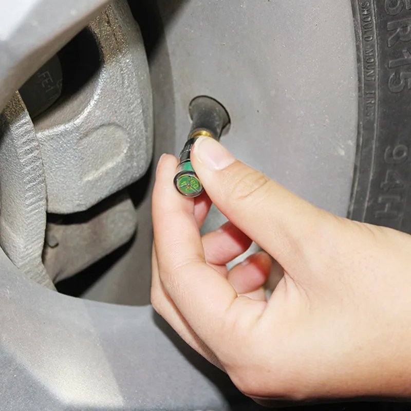 Car Tire Pressure Display Tire Pressure Gauge Display Alarm Monitoring Valve Cap Sensor External Valve Detection