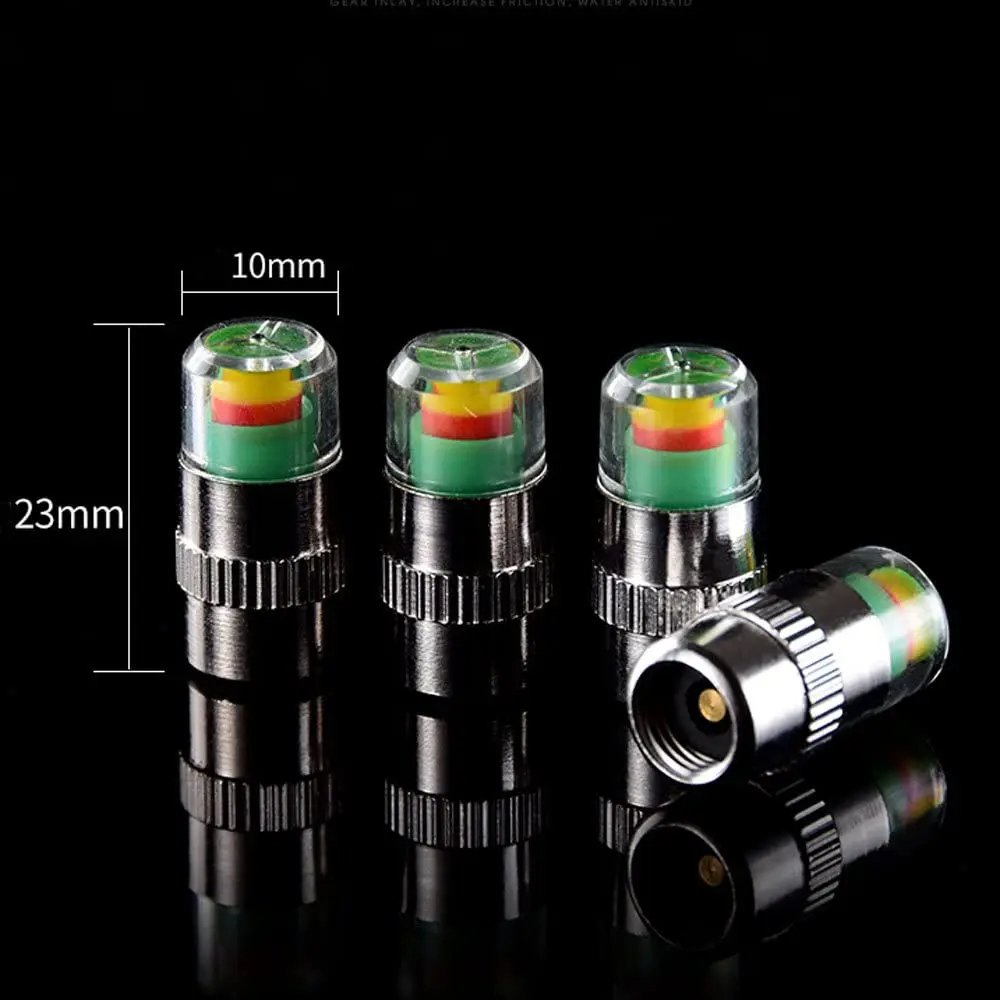 Car Tire Pressure Display Tire Pressure Gauge Display Alarm Monitoring Valve Cap Sensor External Valve Detection