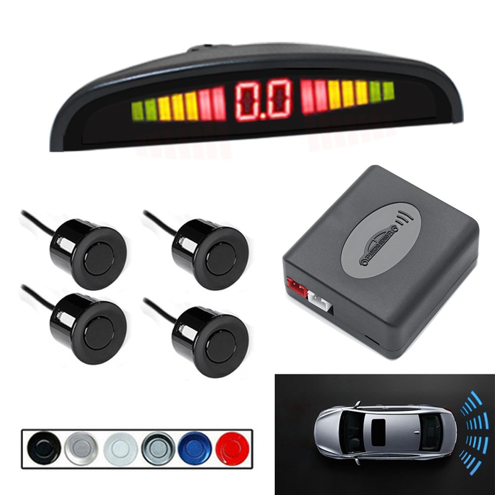 Car Reverse Sensor Reverse Alarm Buzzer Rear Blind Spot 4 radar Detector for Car 12v Digital Display Radar Parking Sensor System