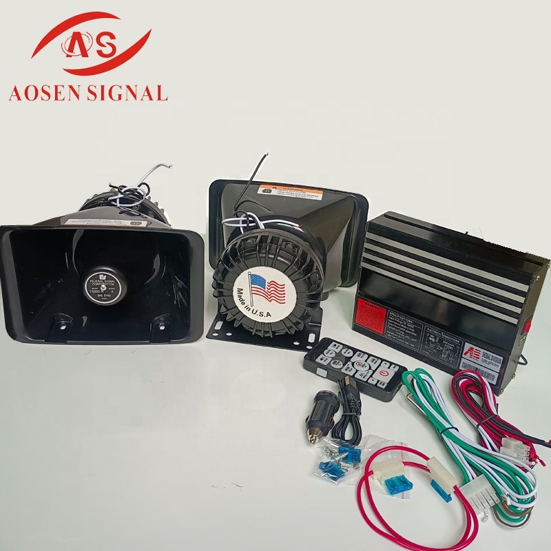 SA5400 Car Security Vehicle Speaker Waterproof 400W Wireless Remote Alarm Siren