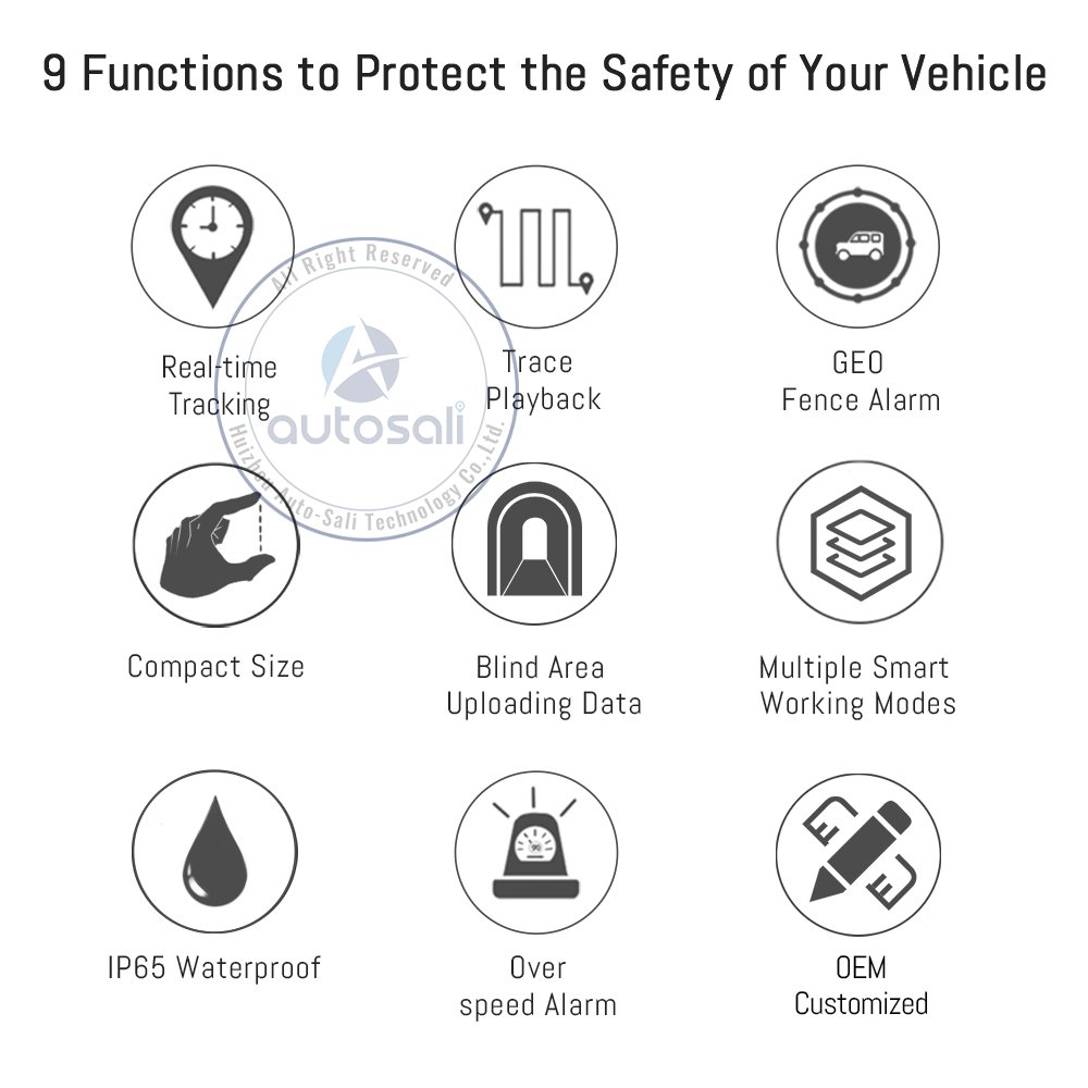 Autossali Ratreador Telematics GPS for Bike and Motorcycle Waterproof Location Application Mini GPS Plotter for Car GPS VG07 4G