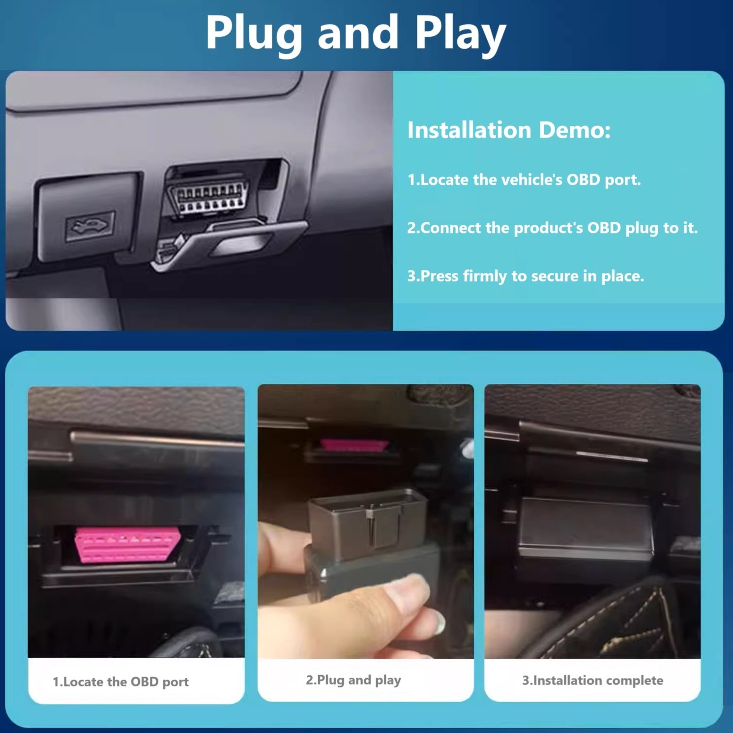 Bluetooth & RFID-GPS Vehicle Protection Tracker with Anti-Hijacking Beacon Auto Recognition of Legal Driver Android IOS App View