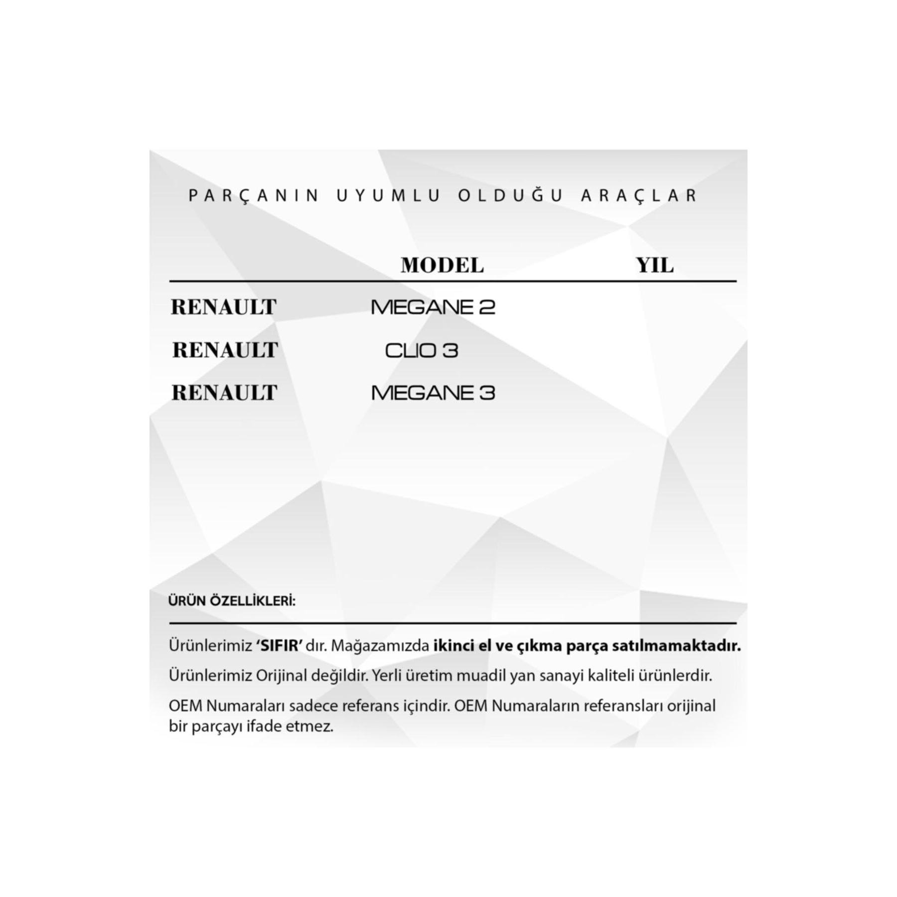 Keyless Entry Sensor Cover for Renault Megane 2, Clio 3