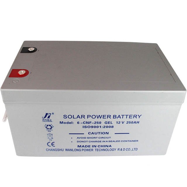 Storage Deep Cycle Power 12V Battery 250Ah High Quality Solar Battery Supplier
