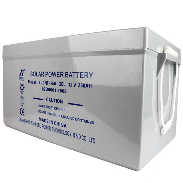 Storage Deep Cycle Power 12V Battery 250Ah High Quality Solar Battery Supplier