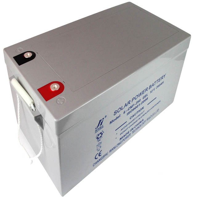 Storage Deep Cycle Power 12V Battery 250Ah High Quality Solar Battery Supplier
