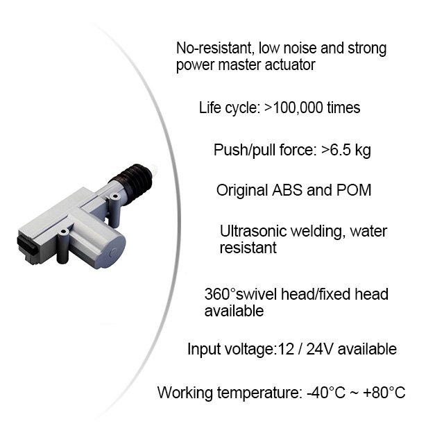Promata High Quality Producr Car Alarm System Central Lock DB800D with Push/pull Force More Than 5kg