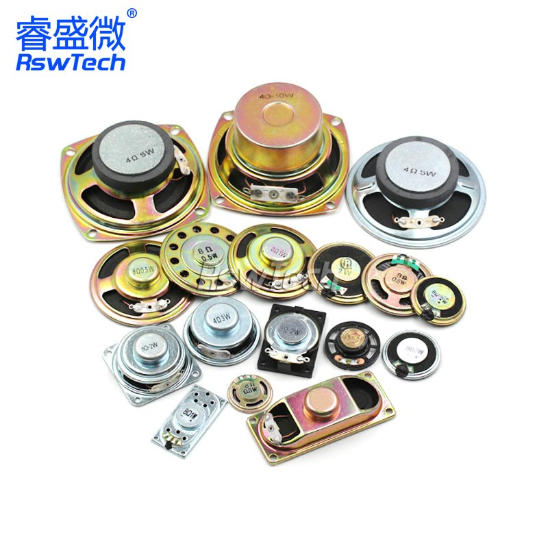 Small speakers diy 0.25 0.5 1 2 3w Diameter 4/5CM 9v case car door buzzer f1 horn board beep alarm