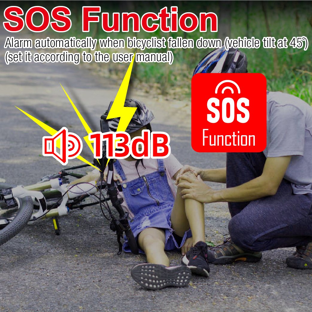 113db Waterproof Vehicle Security Alarm System Wireless Remote Bike Anti-theft Vibration Motorcycle Bicycle Alarm Battery Power