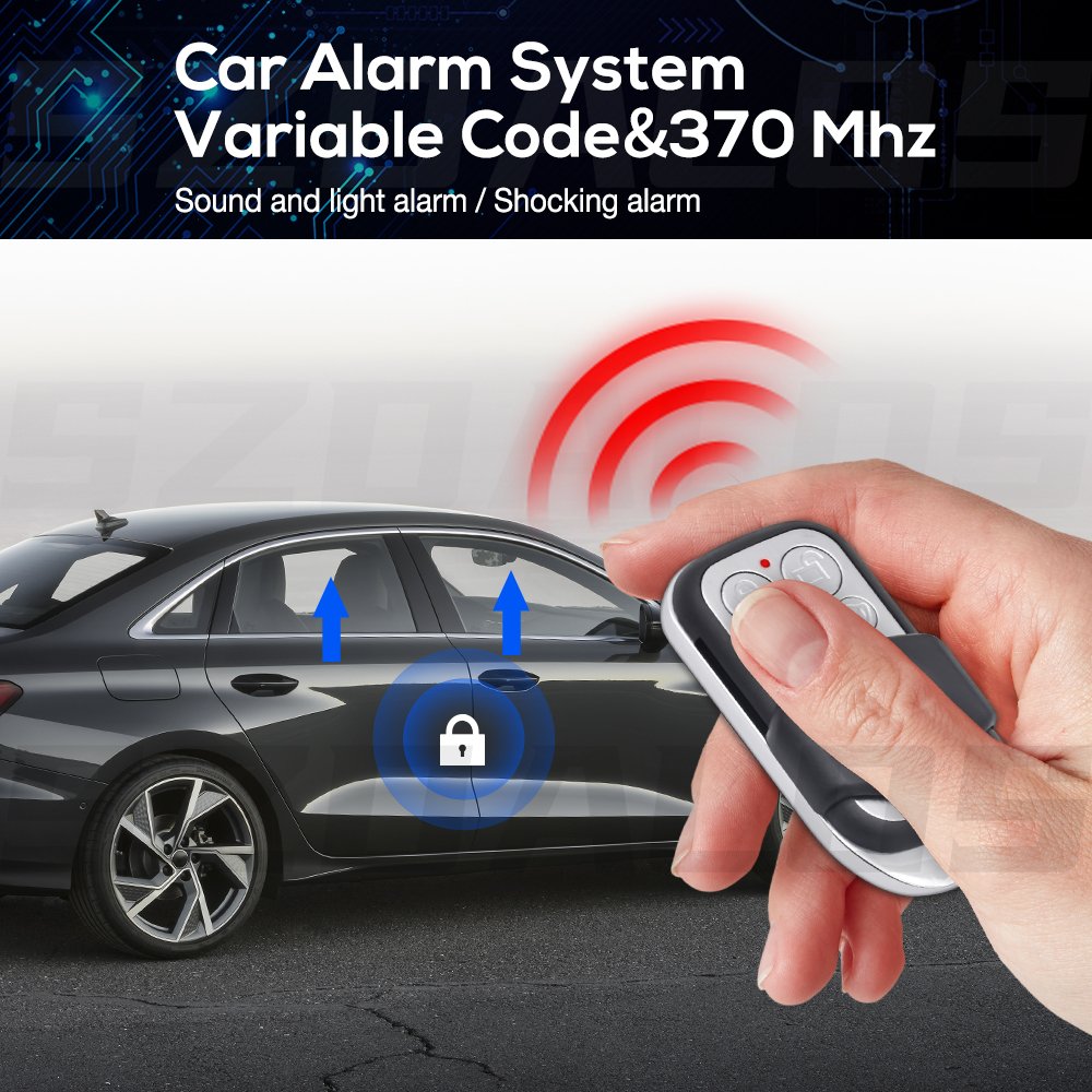 Hot Selling Kenya Market Car Alarm System Security Prestige Car Alarms Keyless Entry System With Vibration Sensor