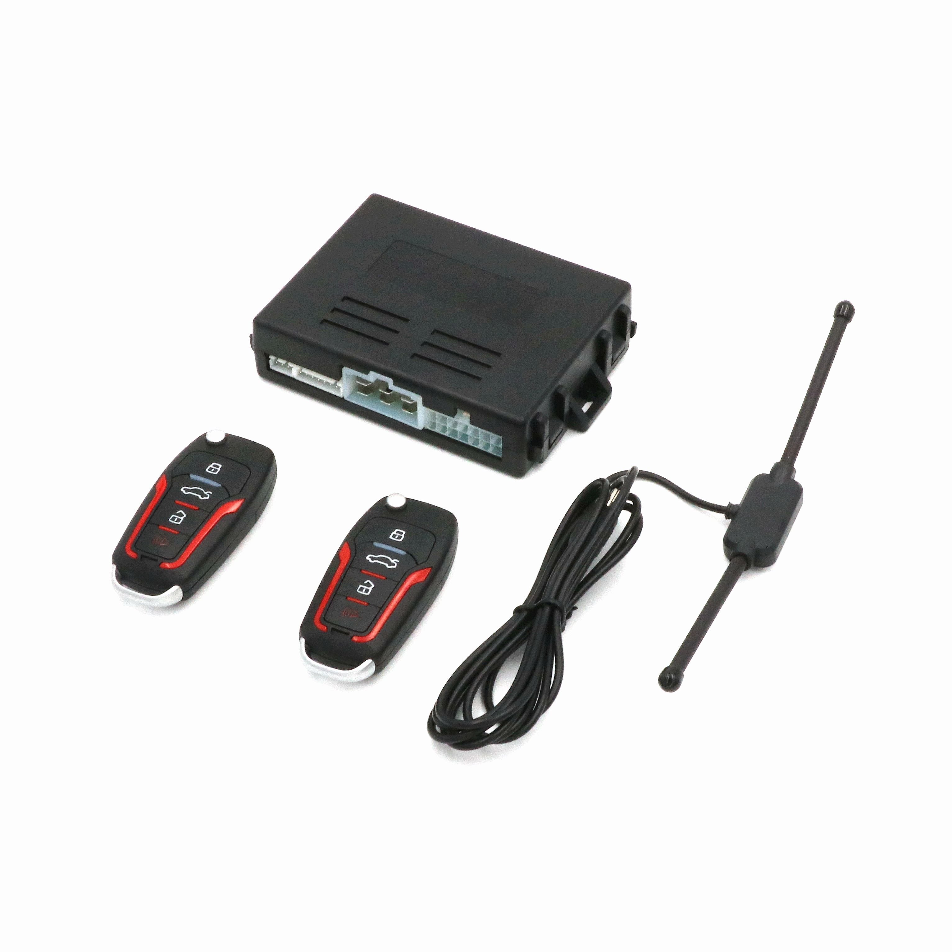 Car Central Locking Door Lock Controller Car Alarm Remote Control Remote Start Preheating Anti-robbery System NK-ST8007