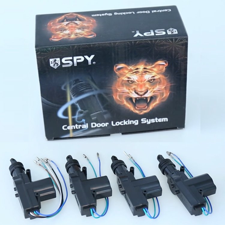 SPY Electronic 12v Car Remote Control Security Door Lock Detect Smart Car Central Lock System