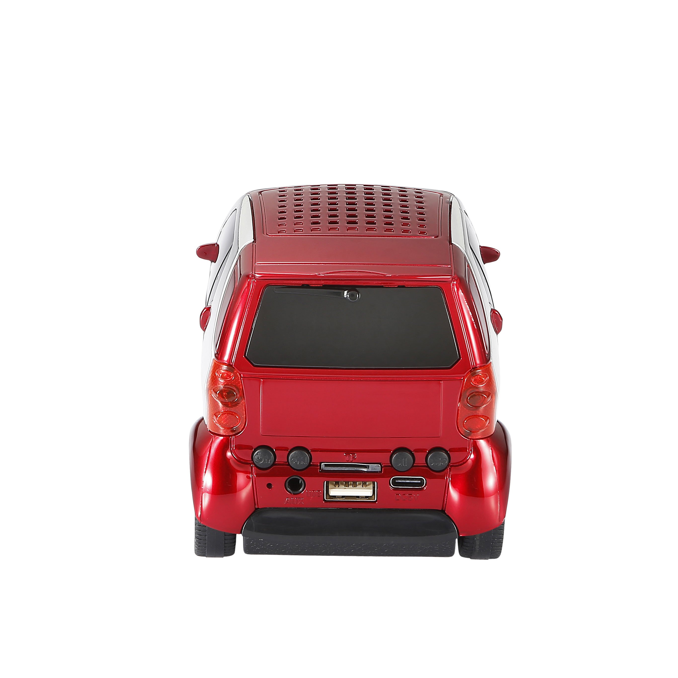 Promotional Gift WS-233 MINI Car Shape Speaker with TF USB FM AUX Handsfree LED Light