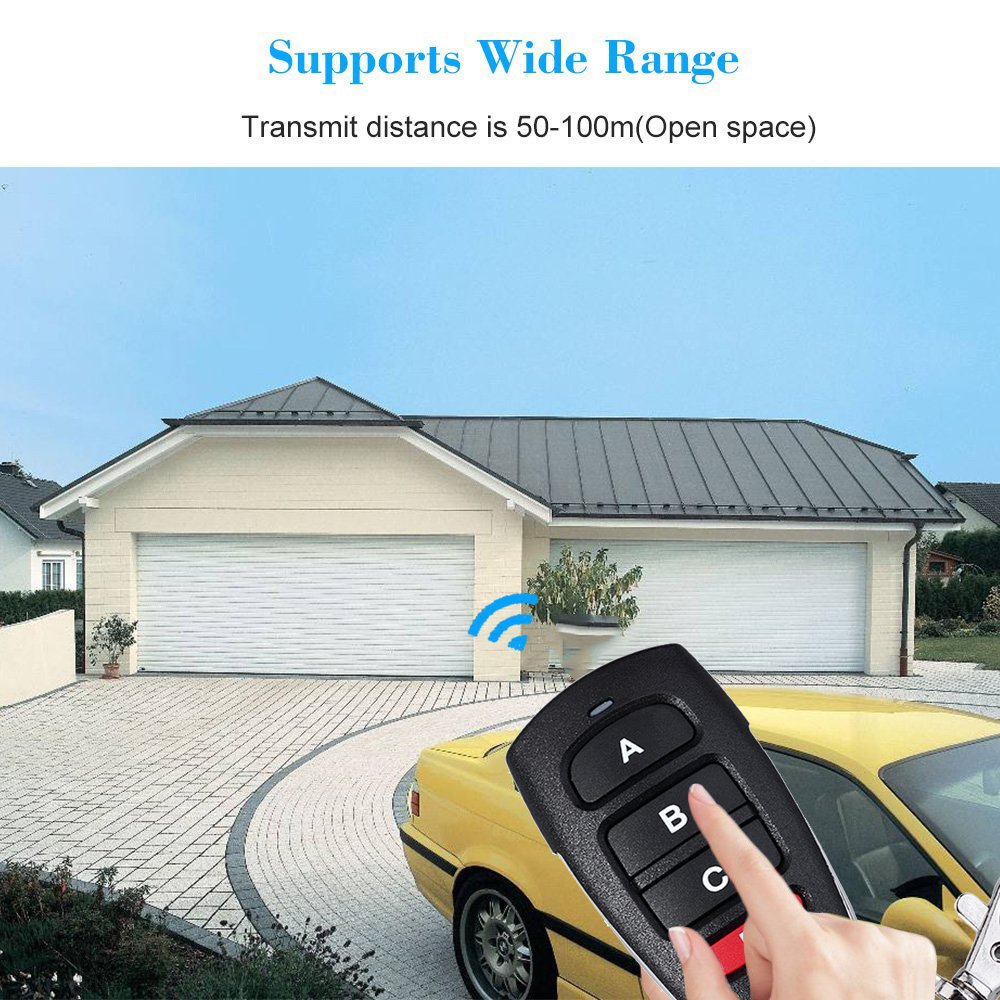 4 Buttons ABCD Button 433.92 mhz Remote Control Duplicator for Garage Door AG039