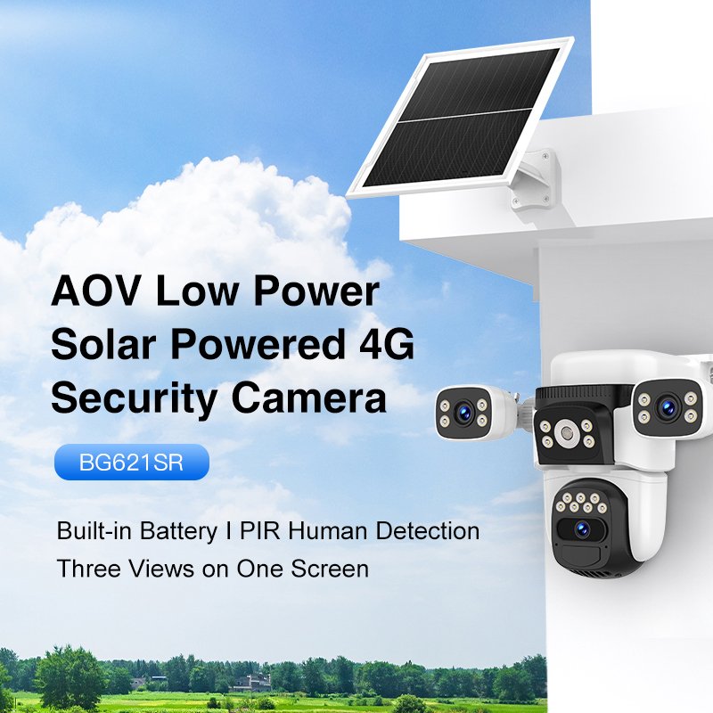 Newest CS621SR Triple Lens Outdoor IP66 Security Cameras Security Cameras Wireless Outdoor Cmos Sensor Network IP Camera