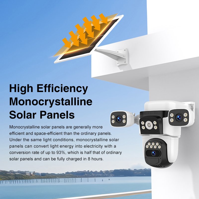 Newest CS621SR Triple Lens Outdoor IP66 Security Cameras Security Cameras Wireless Outdoor Cmos Sensor Network IP Camera