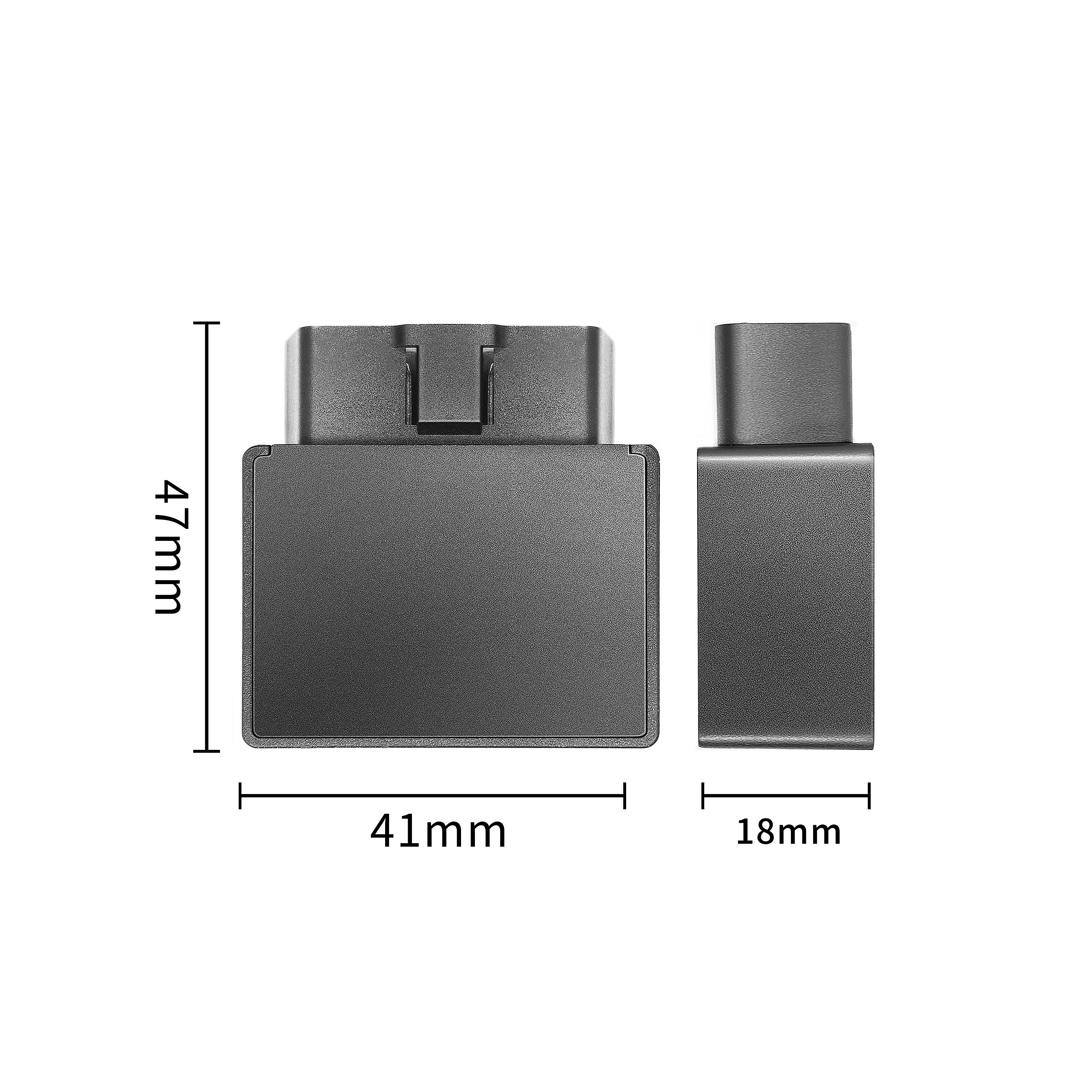 Pengsent High Quality 4g OBD Vehicle Port No Wire GPS Tracker Plug and Play FM08E