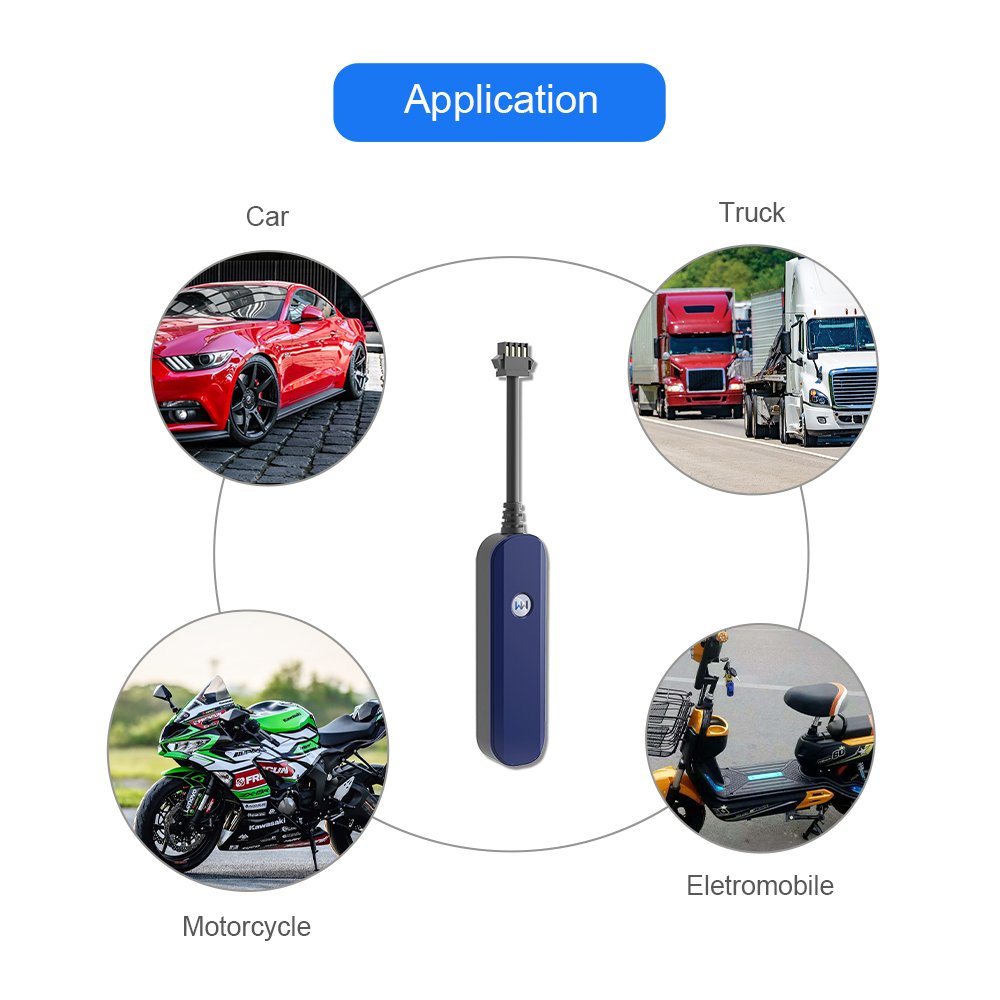Relay GPS Tracker Car GPS Tracking Device Mini GPS Locator Cut Off Oil ACC Detection Life Time APP