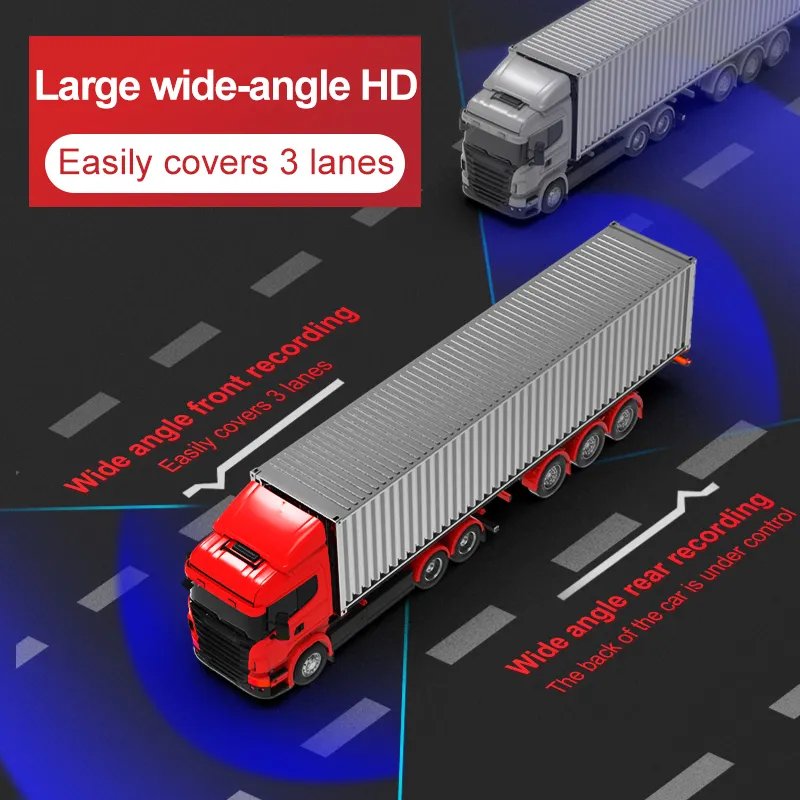 PZ 1080P Waterproof Backup Camera 10 Inch Parking Assistance Monitor BSD Alarm Truck Van Car Blind Spot Monitoring System