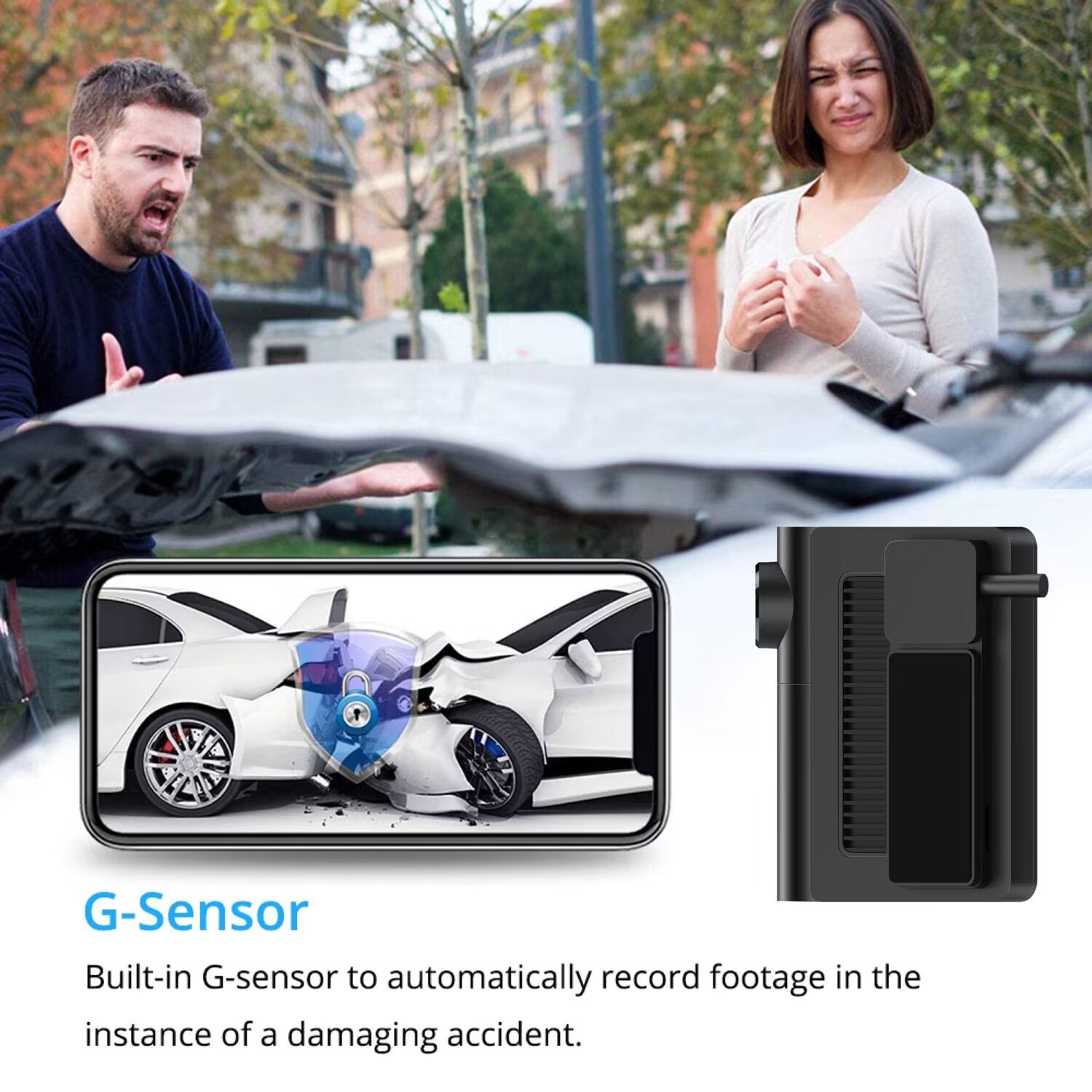 4G Android9.0 Hidden Driving Recorder 1080P hd Car Black Box Remote Monitoring APP Alarm Front and Rear Dash Cam