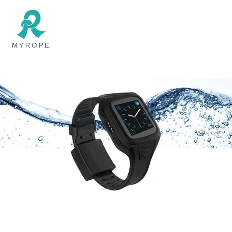 Cut off Tamper Alarm GPS Watch Real Time Location Waterproof for Domestic Violence Prisoner Kidnap School Bully
