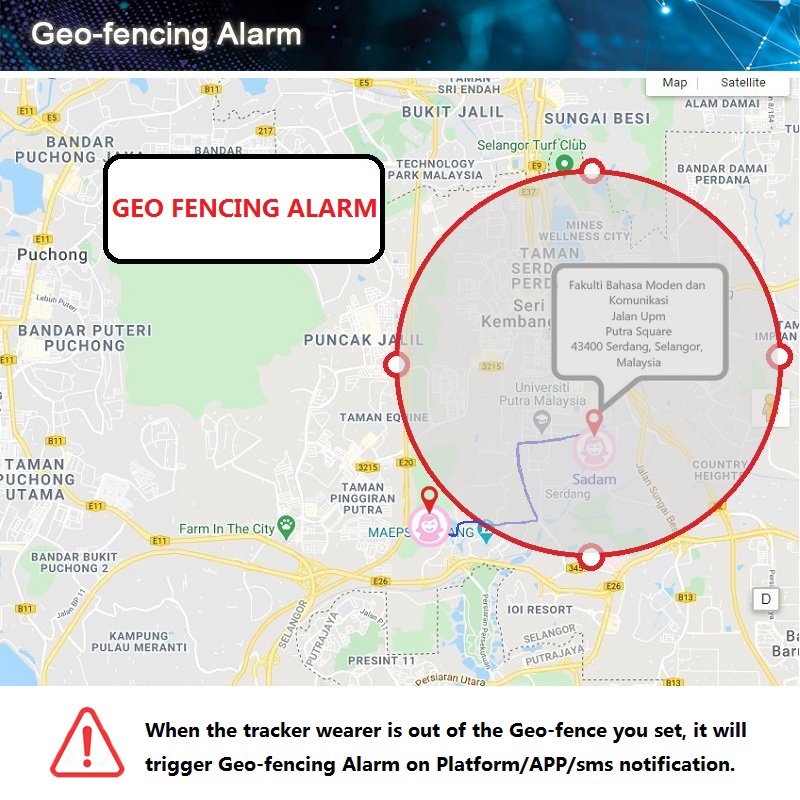 Cut off Tamper Alarm GPS Watch Real Time Location Waterproof for Domestic Violence Prisoner Kidnap School Bully