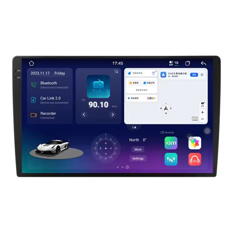 7870 Universal 2K Screen Android 13 Car Android Dvd Player Car Gps Navigation Radio Multimedia Video Player