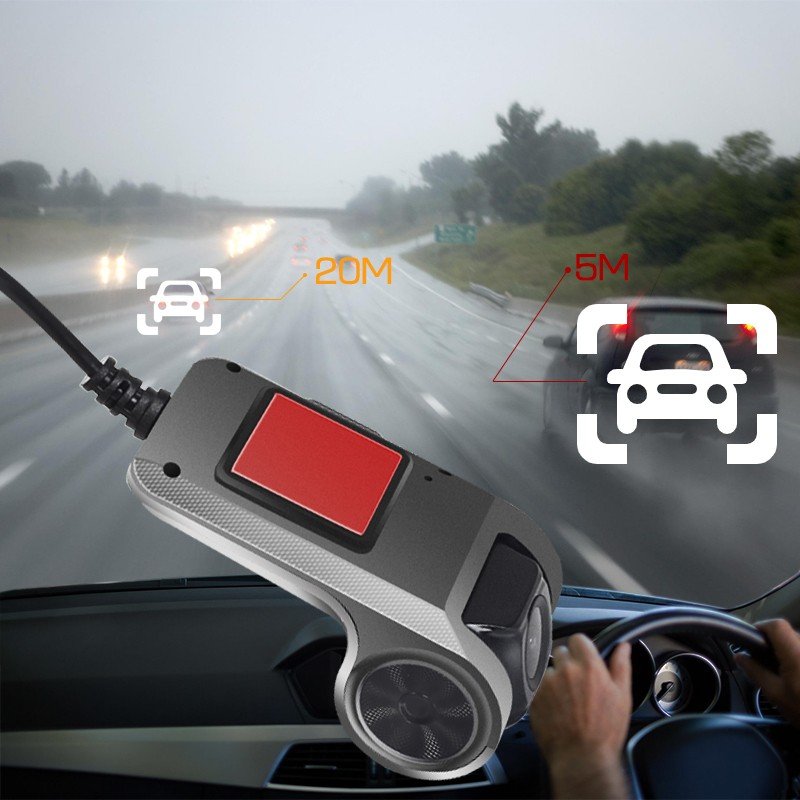 Yuncar Dash Cam ADAS Car DVR ADAS Dashcam DVRs Video HD USB TF Card 16G/32G Auto Recorder