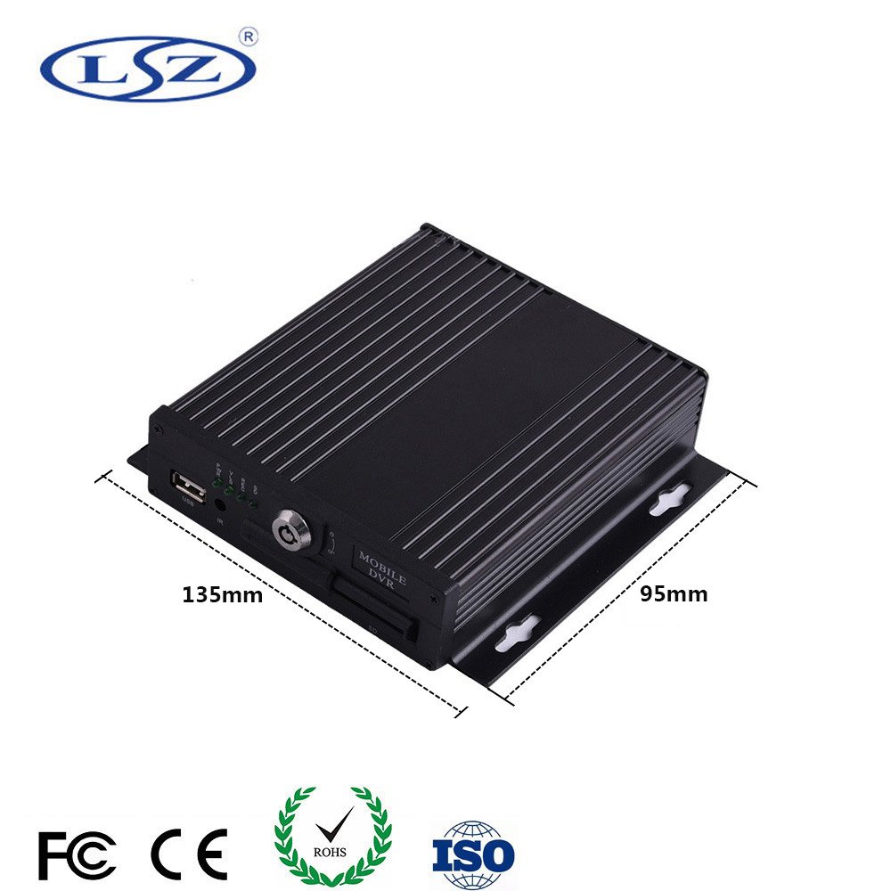 AHD 1080P 4ch Mobile DVR Car Taxi Video Recorder SD Card MDVR
