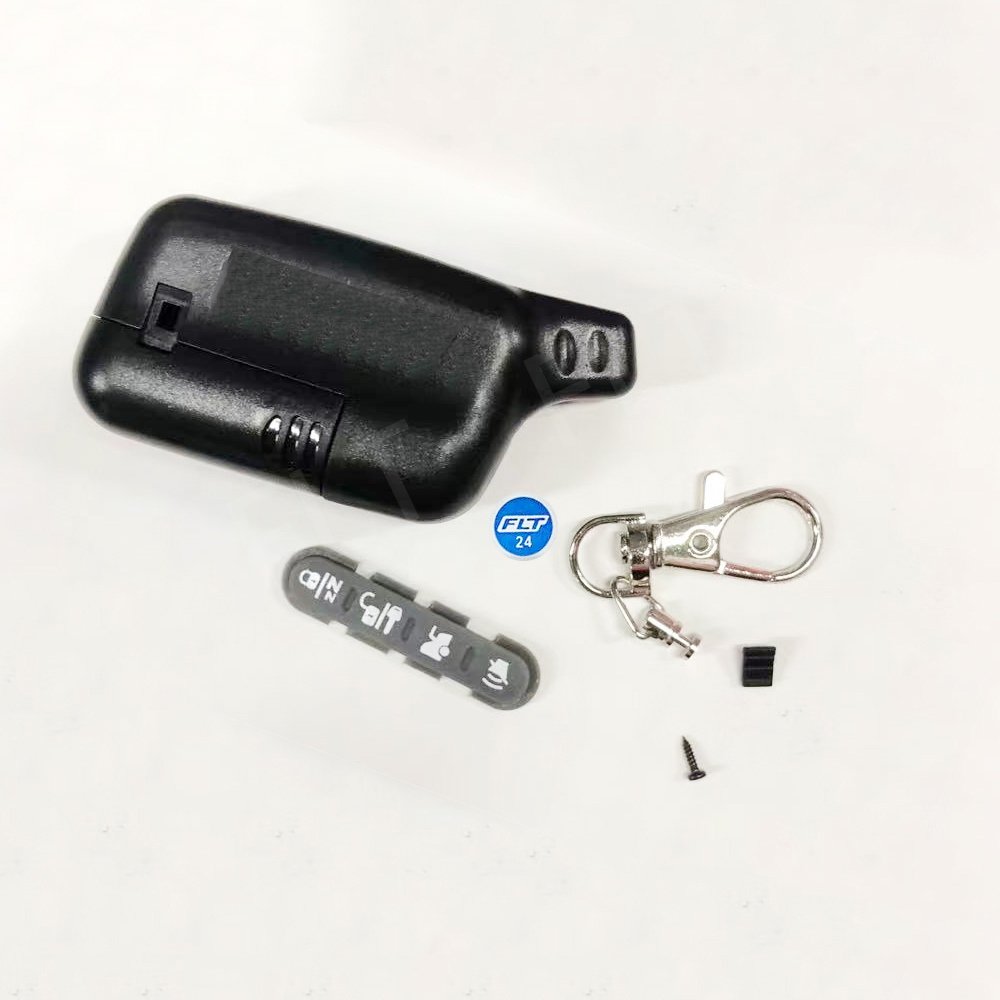 FLT Key Fob Chain Keychain Case for TOMAHAWK X5 X3 LCD Two Way Car Alarm System Remote Control