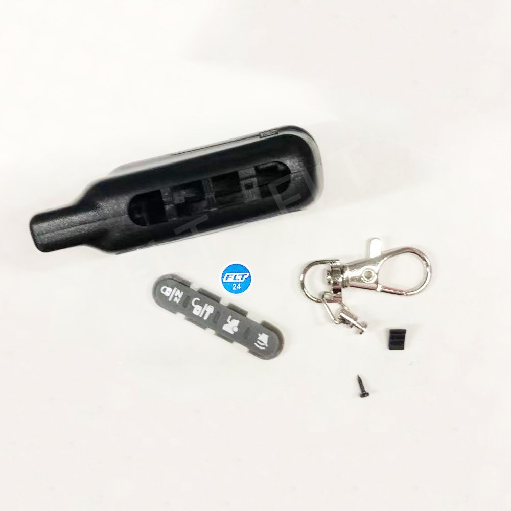 FLT Key Fob Chain Keychain Case for TOMAHAWK X5 X3 LCD Two Way Car Alarm System Remote Control