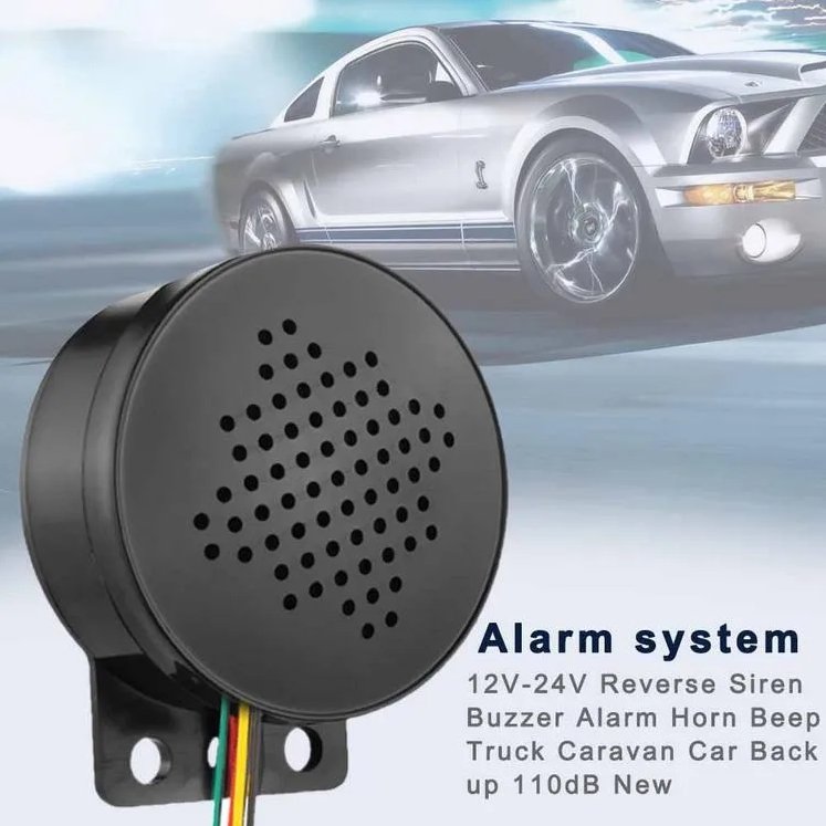 Car Start Custom Voice Speaker Prompter Sound Alarm Reverse Siren Buzzer Alarm Horn Beeper For Truck Caravan Car Back up
