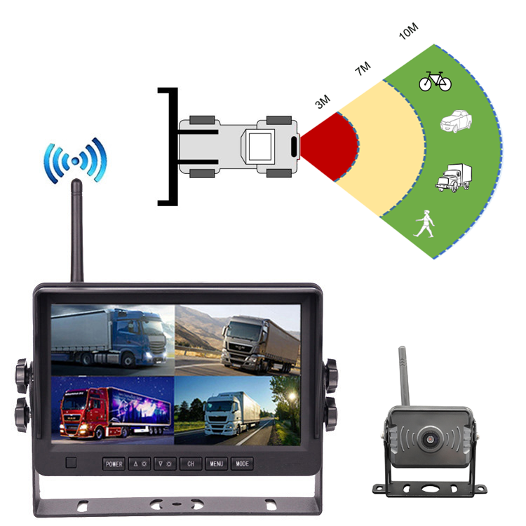 Car Reversing Radar Adjustable Distance Alarm High-Precision Millimeter- Wave Radar with Data Log