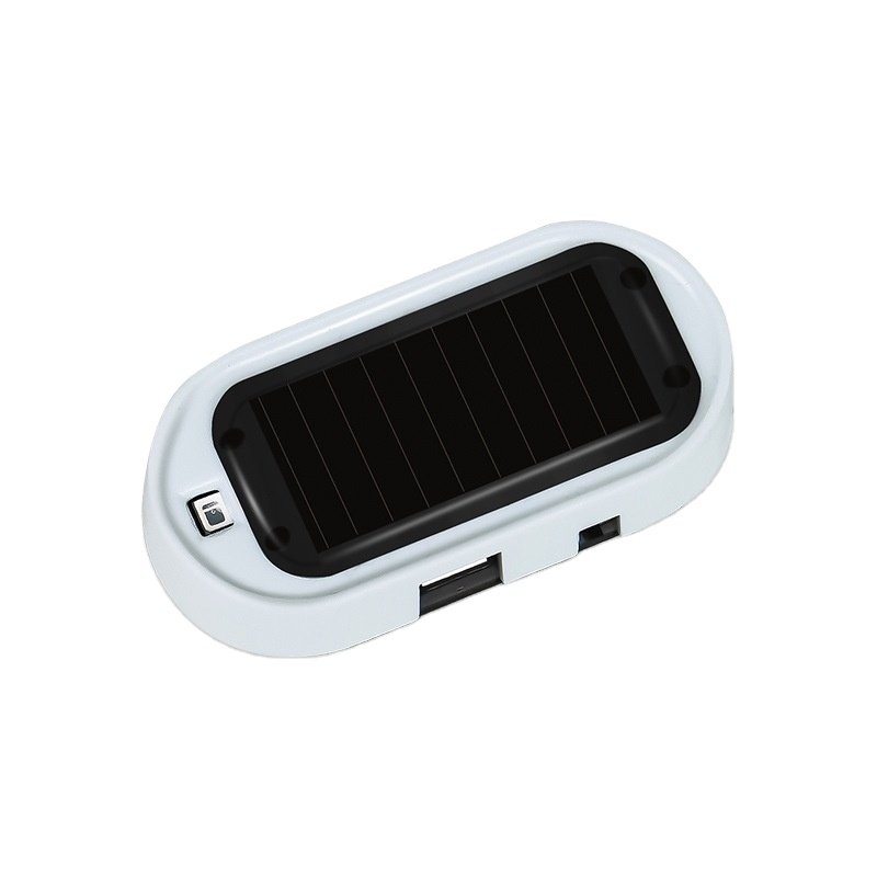 Universal Anti-Theft LED Sensor Light Interior Modification Car Alarm Warning with Solar Simulation ABS Material Flashing Light