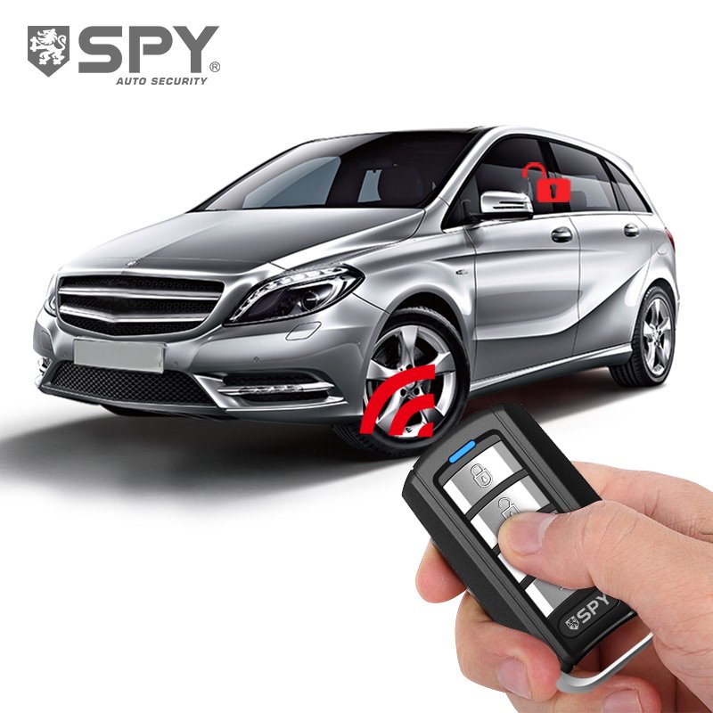 SPY 12v Car Alarm System Remote Engine Start Security System Universal Auto Car Alarm
