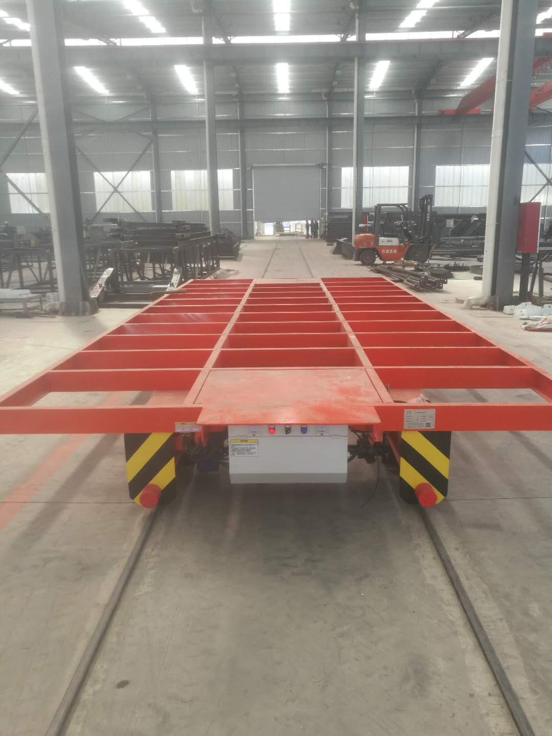 Industrial Use Electric Rail Transfer Flat Bed Cart 2T 5T 10T 15T 20T Electric Transport Cart