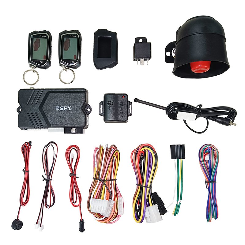Cheap Wireless Two-Way Car Security System Touch Sensitive Remote Control Burglar Alarm Universal Spy Features Home Office Use