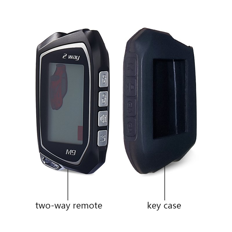 Cheap Wireless Two-Way Car Security System Touch Sensitive Remote Control Burglar Alarm Universal Spy Features Home Office Use