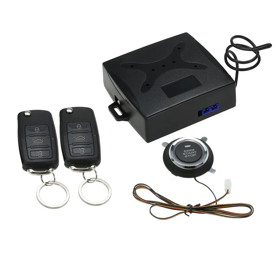 Factory Price 12V Remote Starter for Car Keyless Entry Auto Button Engine Car Alarm System Viper Central Locking PKE Start Stop