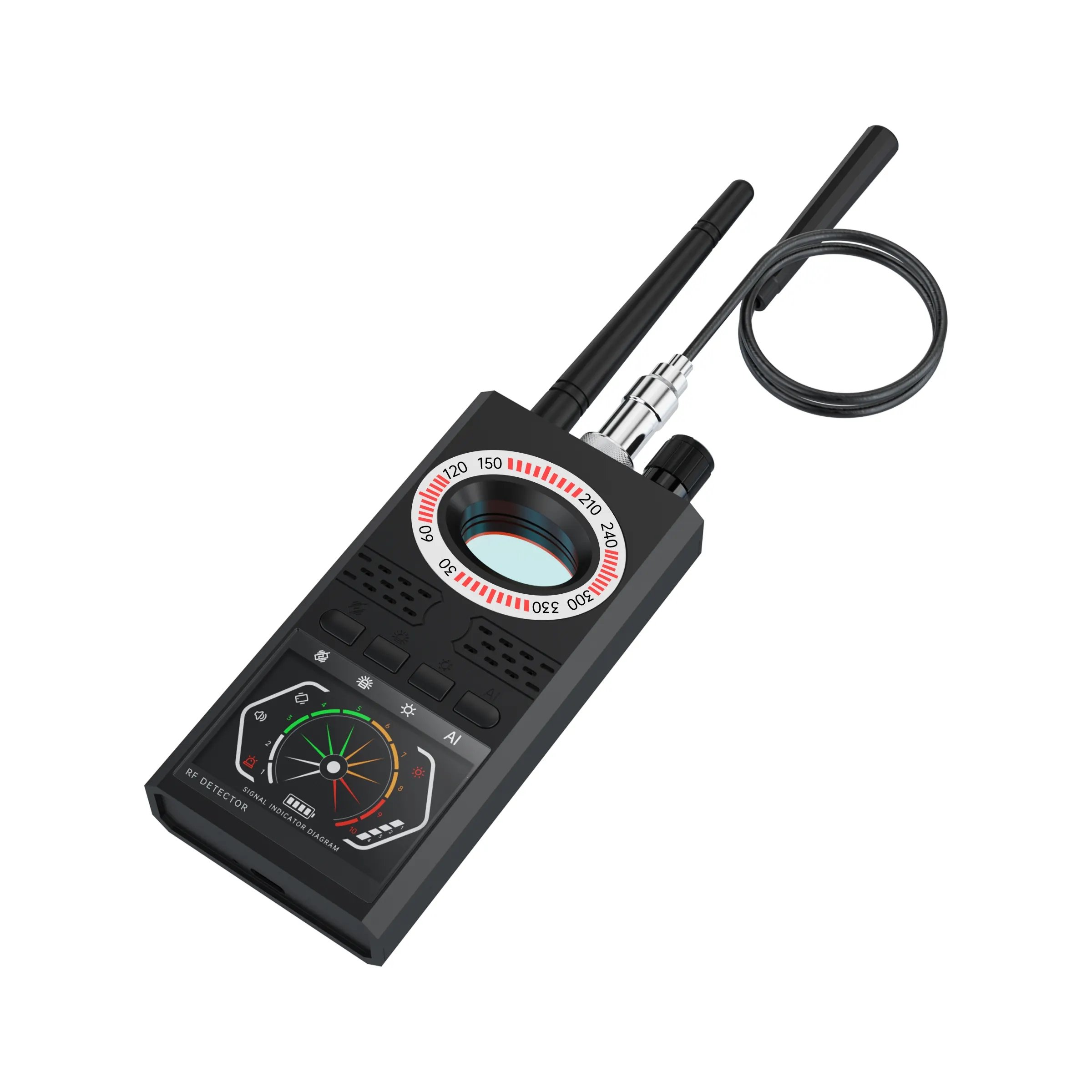 K68 Upgraded Camera Detector K68s Bug Detector Handheld Wireless Signal Detection Device GPS Hotel Hidden Camera Detector